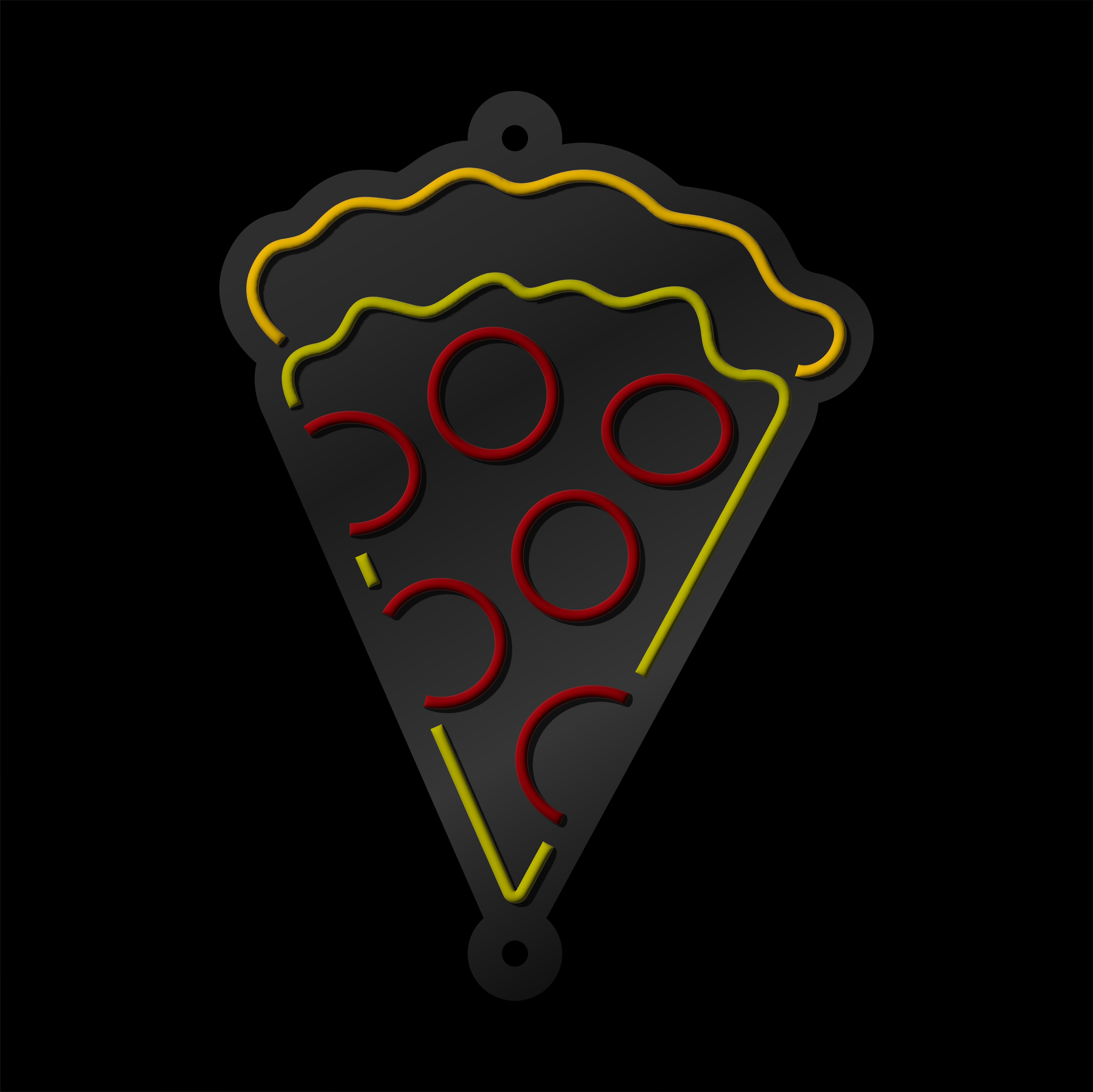 Glowing Pizza Slice