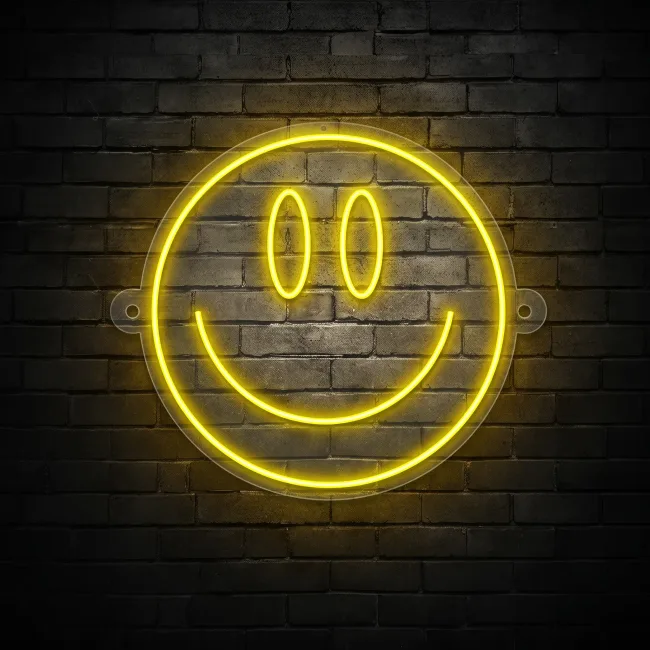 Happy Dark Icon Emoji 