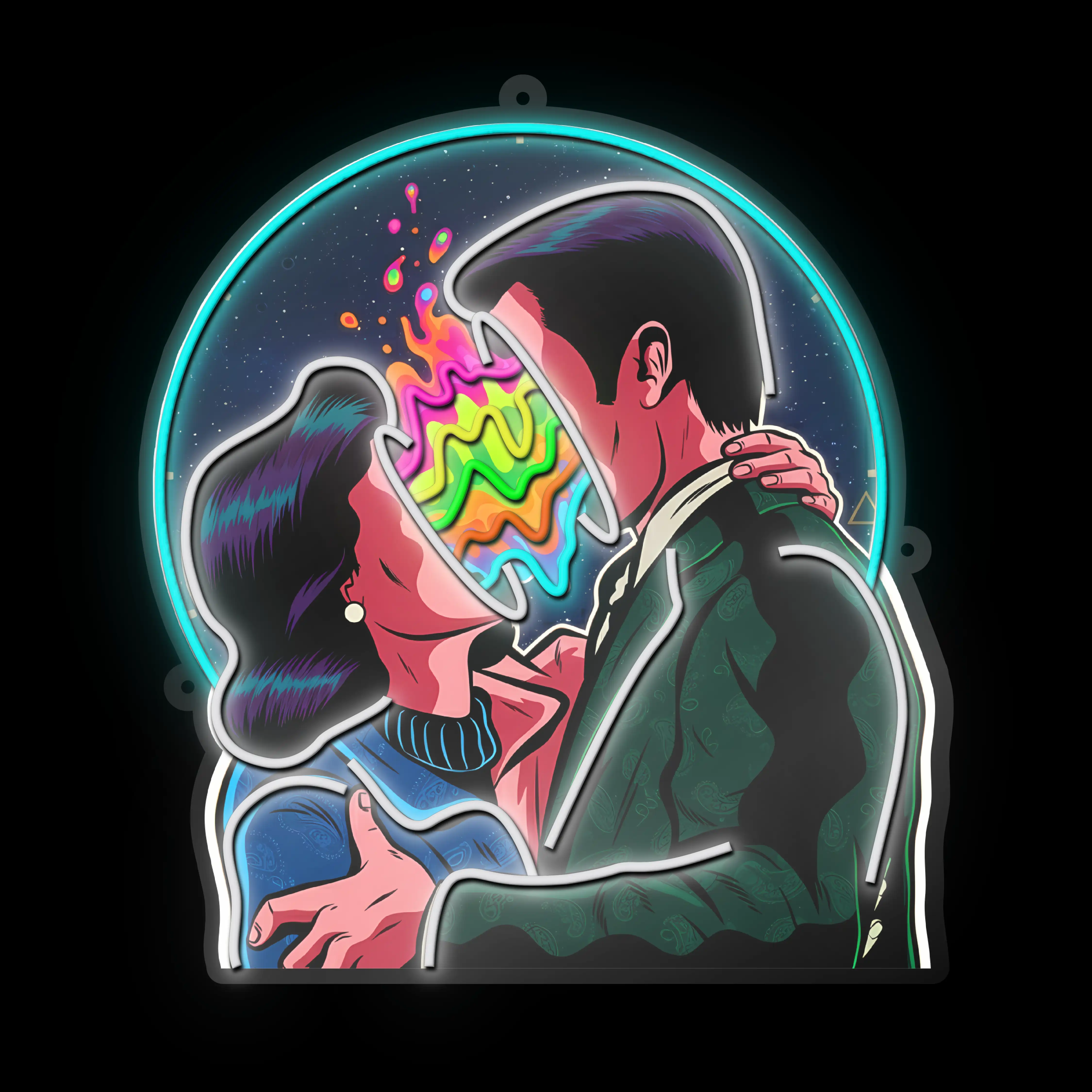 Couple Cosmic Embrace thumbnail 2