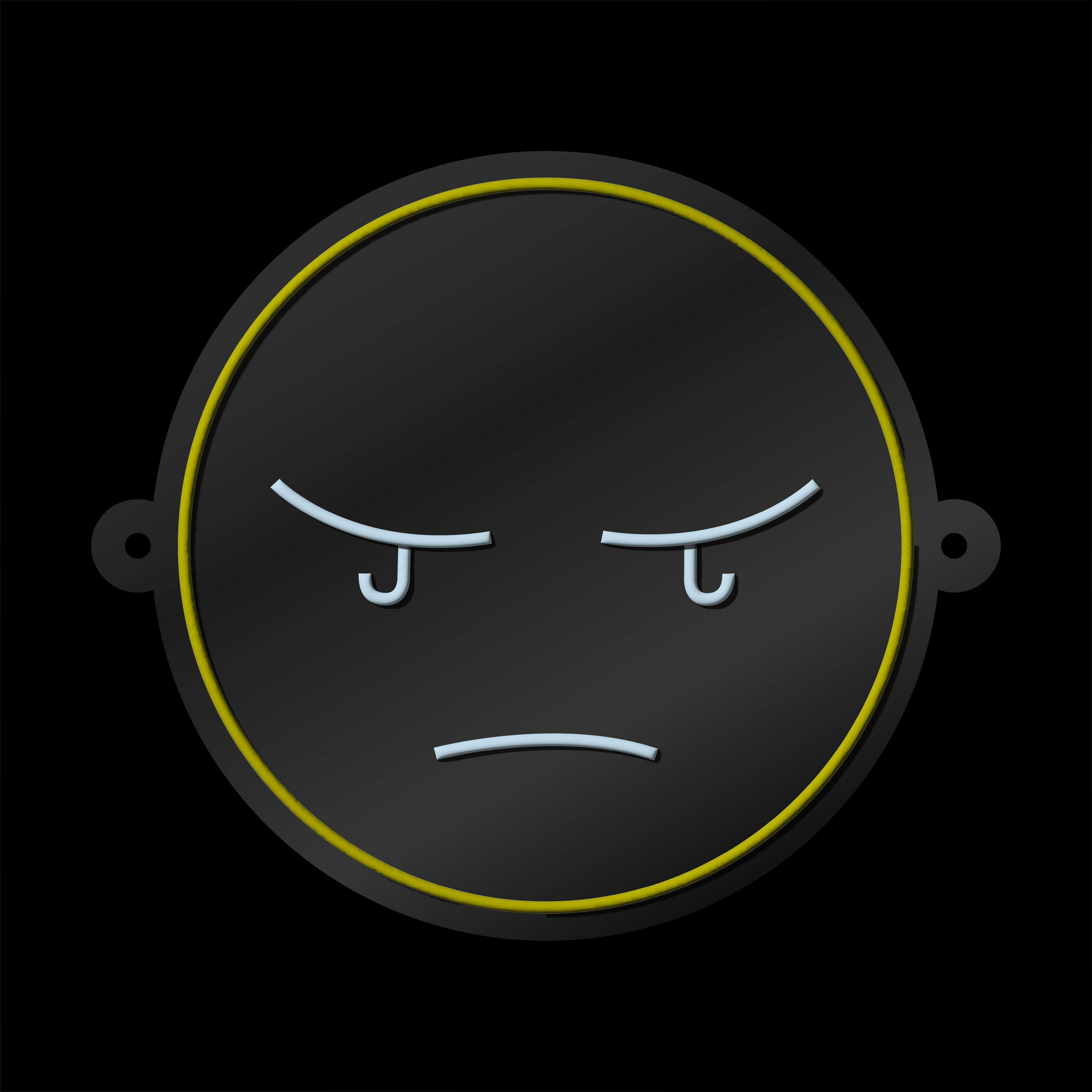 Moody Round Friend Emoji 
