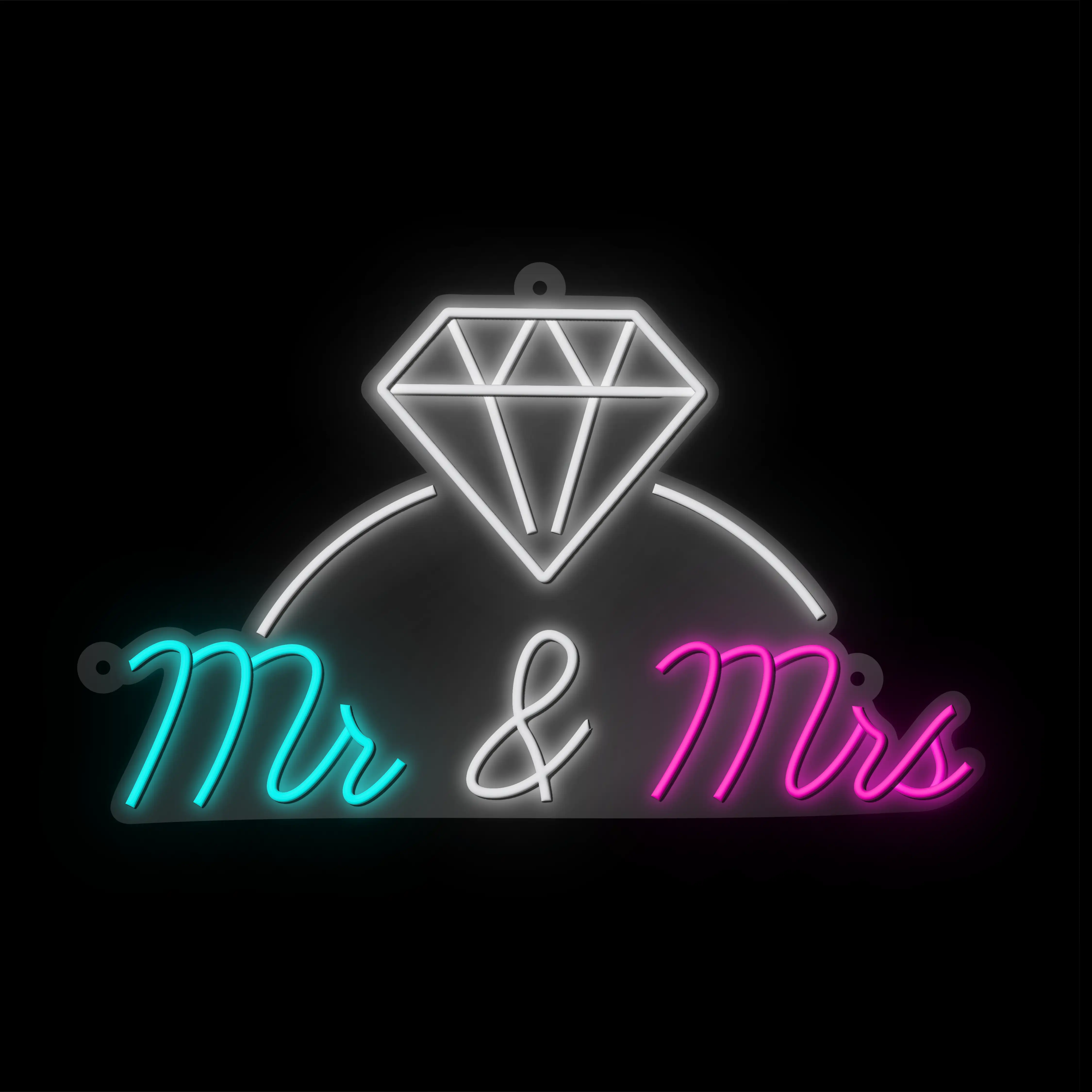 Diamond Ring Mr & Mrs thumbnail 2