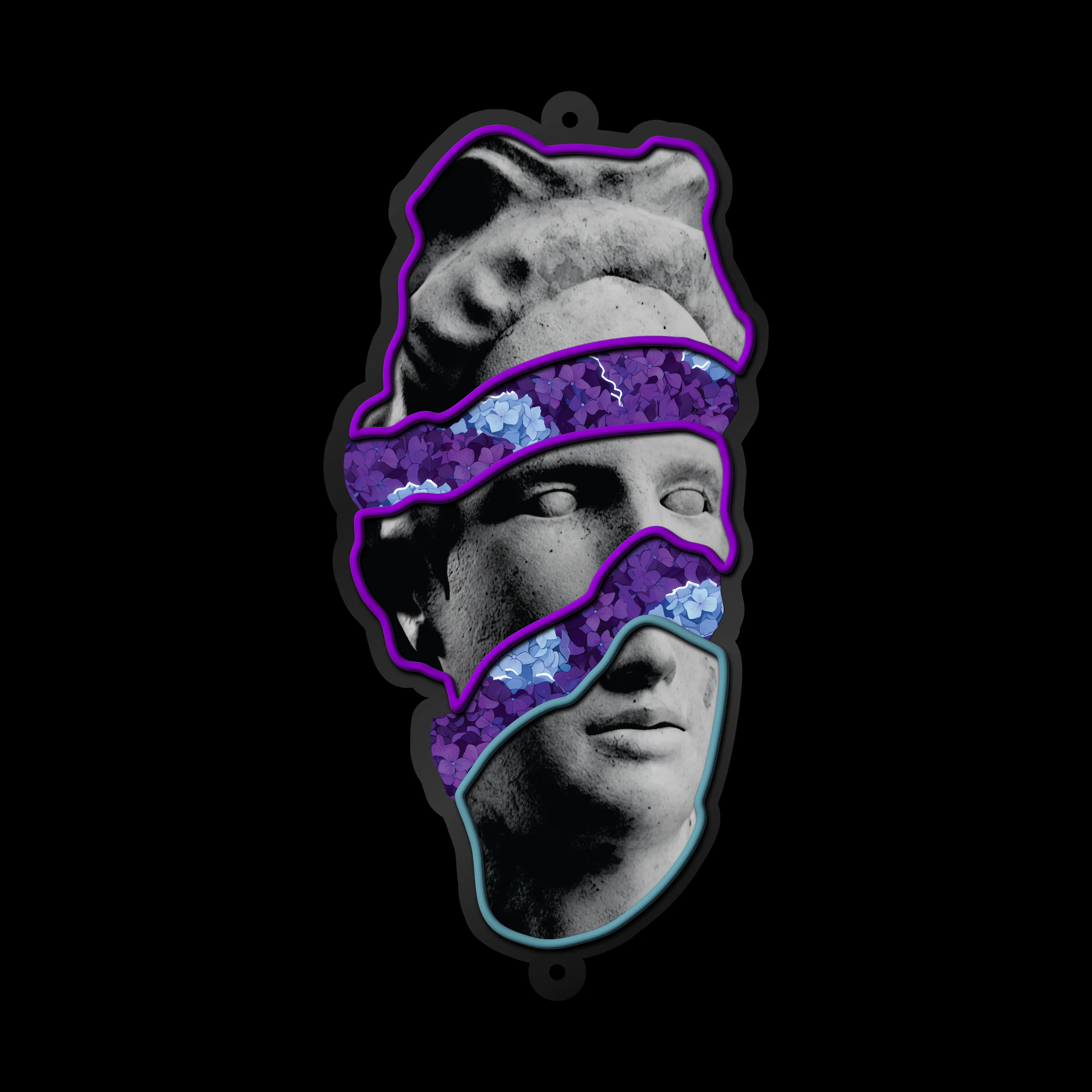 Vaporwave Bust