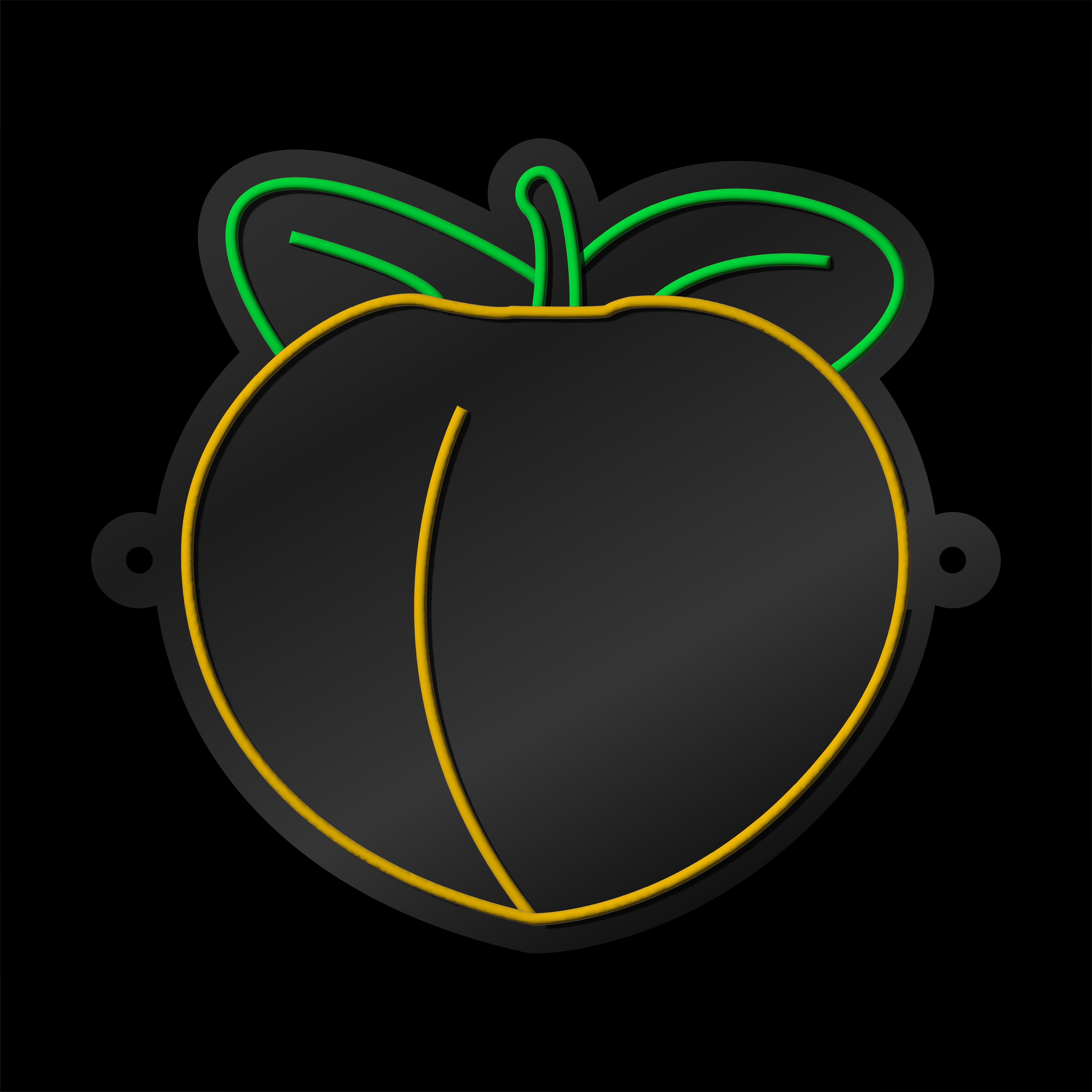 Bold Peach Shape