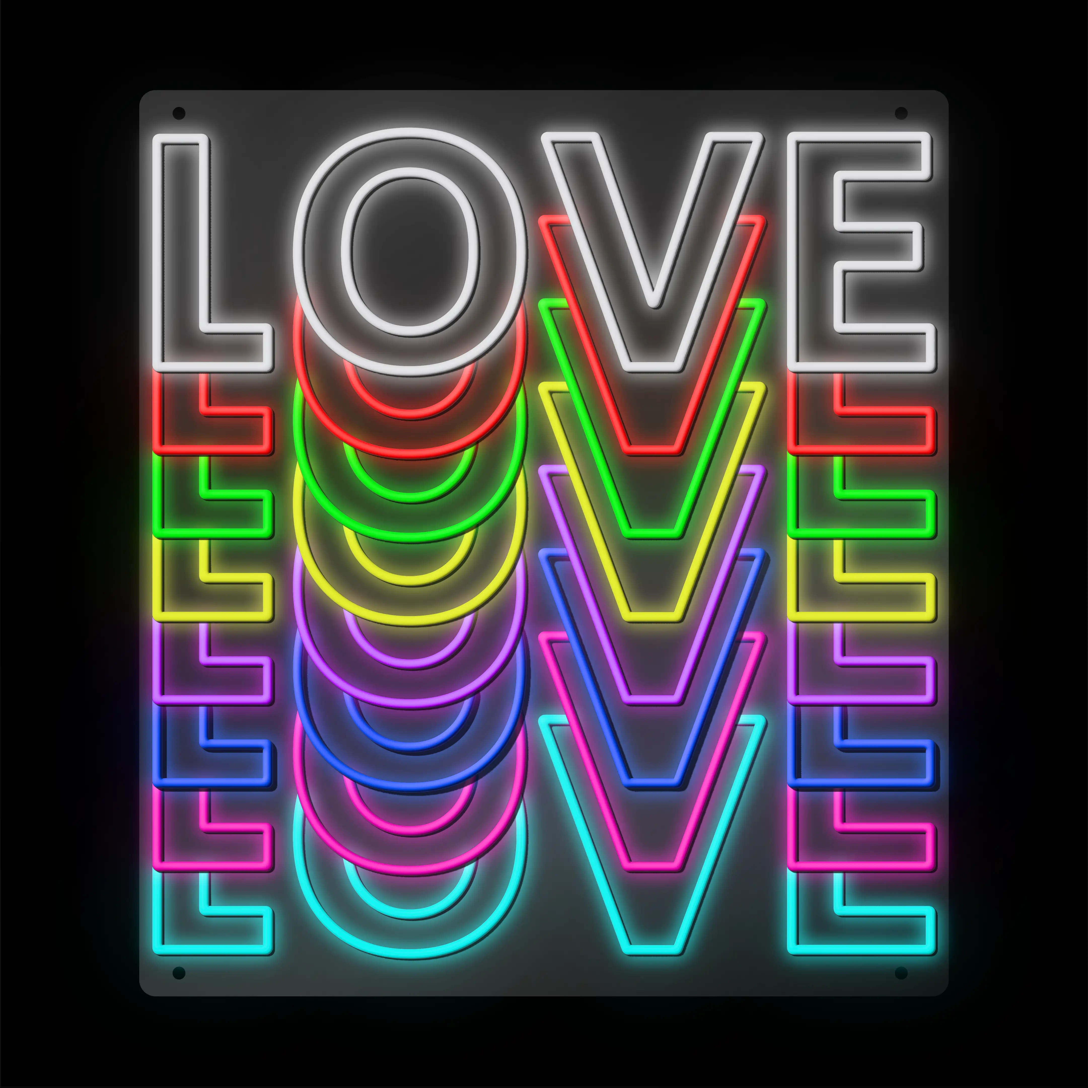 Stacked love sign thumbnail 2