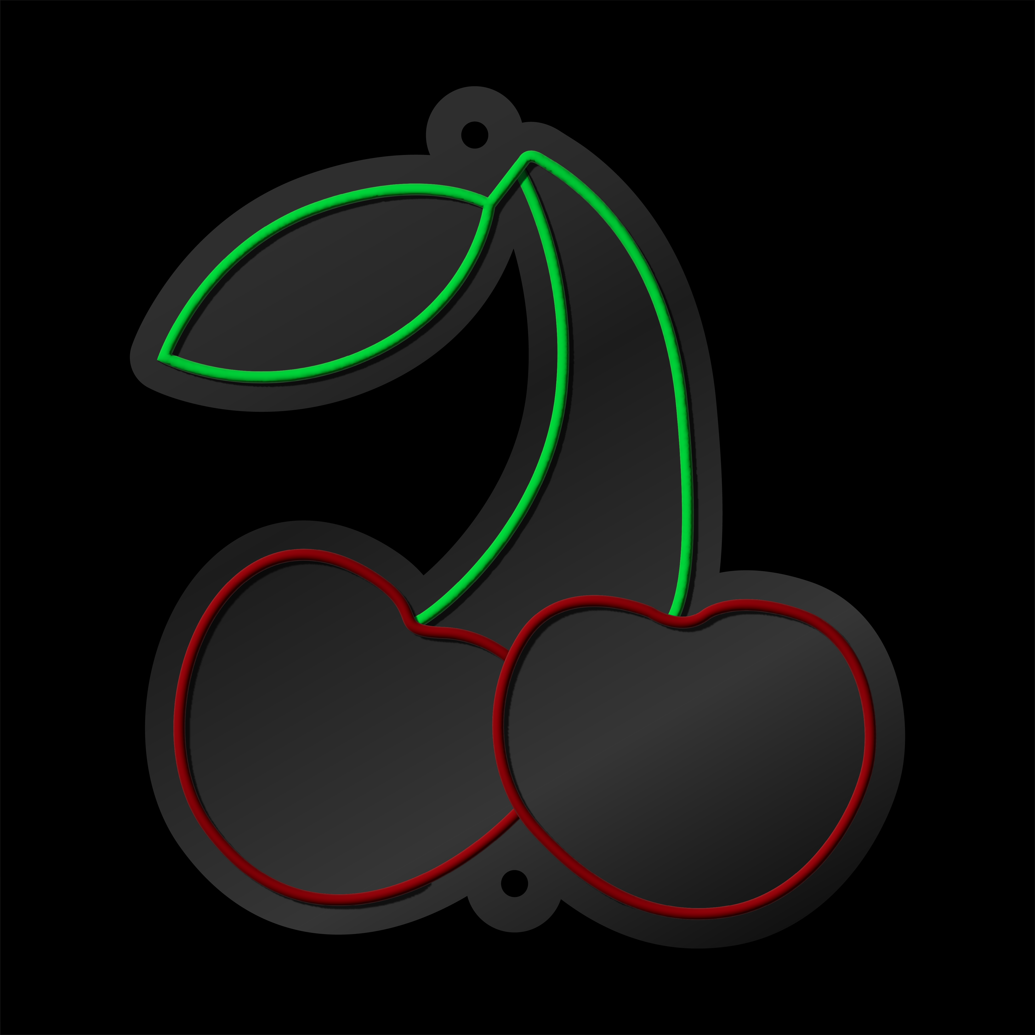 Neon Cherry Duo