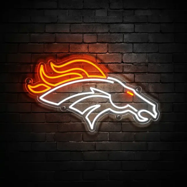 Denver Broncos Neon Sign 