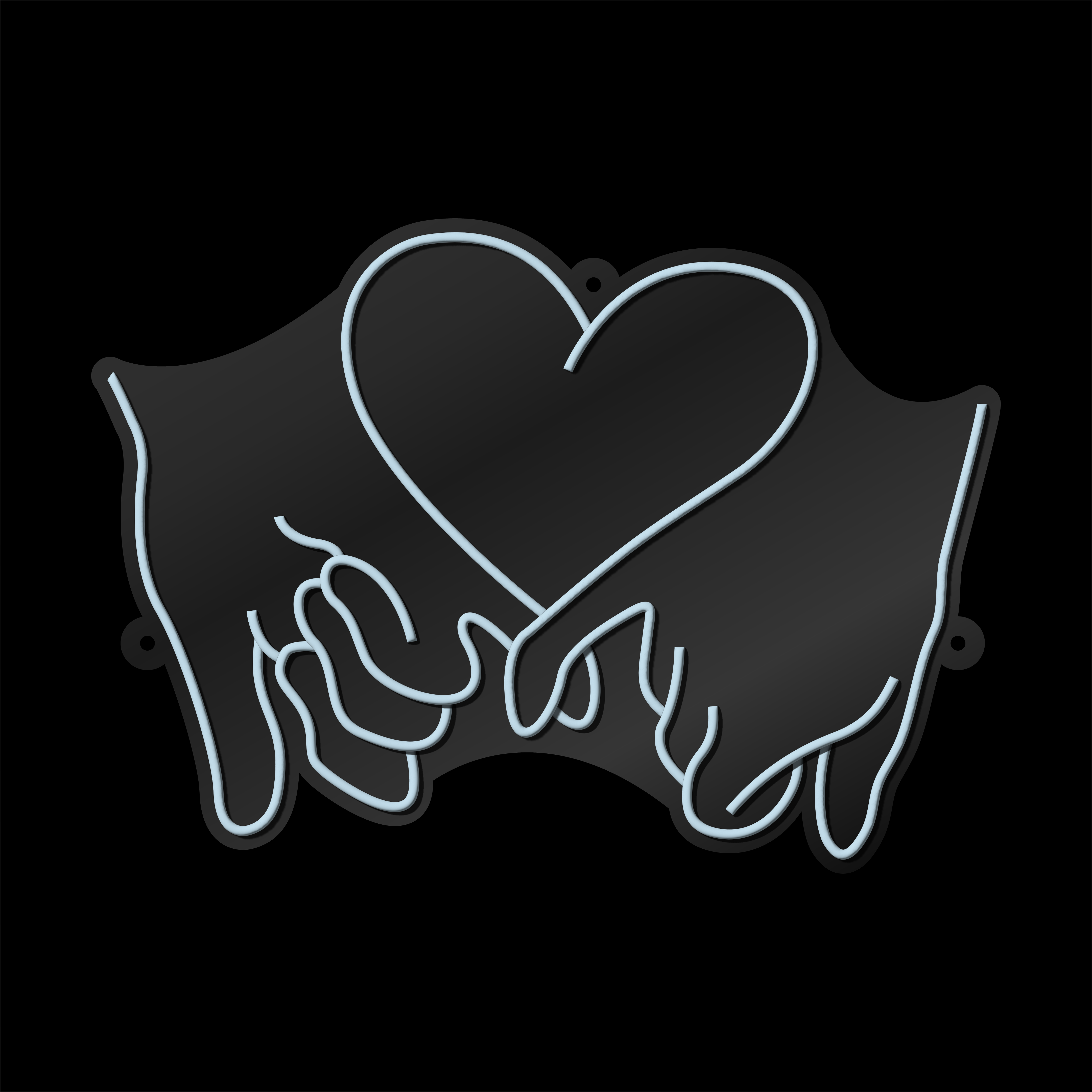 Holding hands