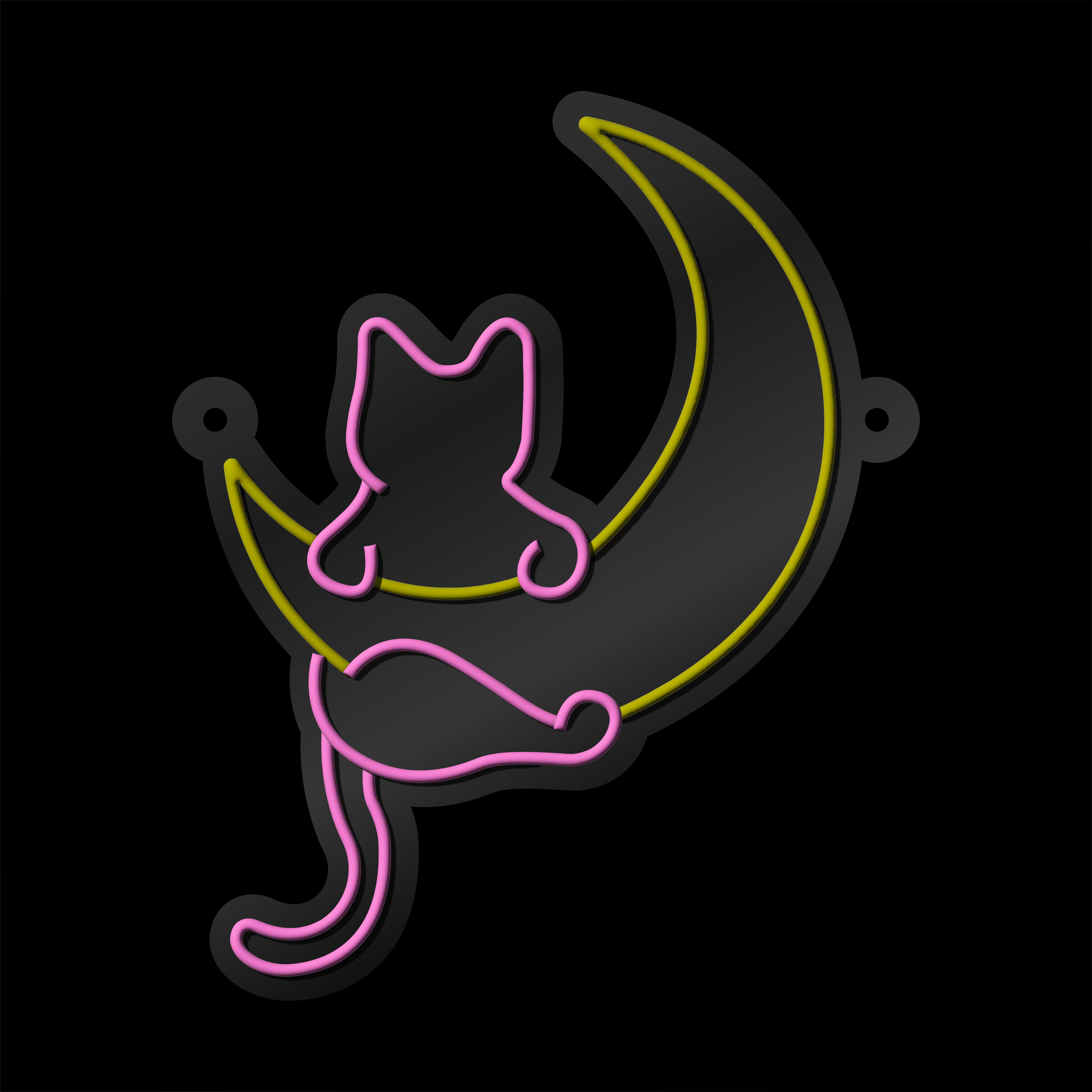 Cat Moon Dream