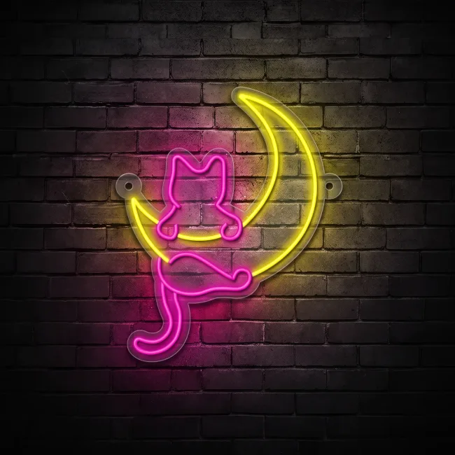 Cat Moon Dream