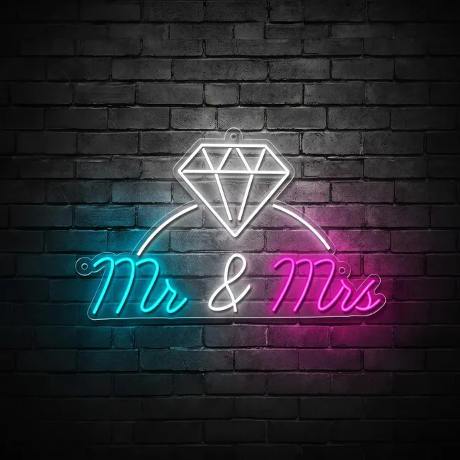 Diamond Ring Mr & Mrs
