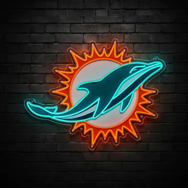 Miami Dolphins Neon Sign