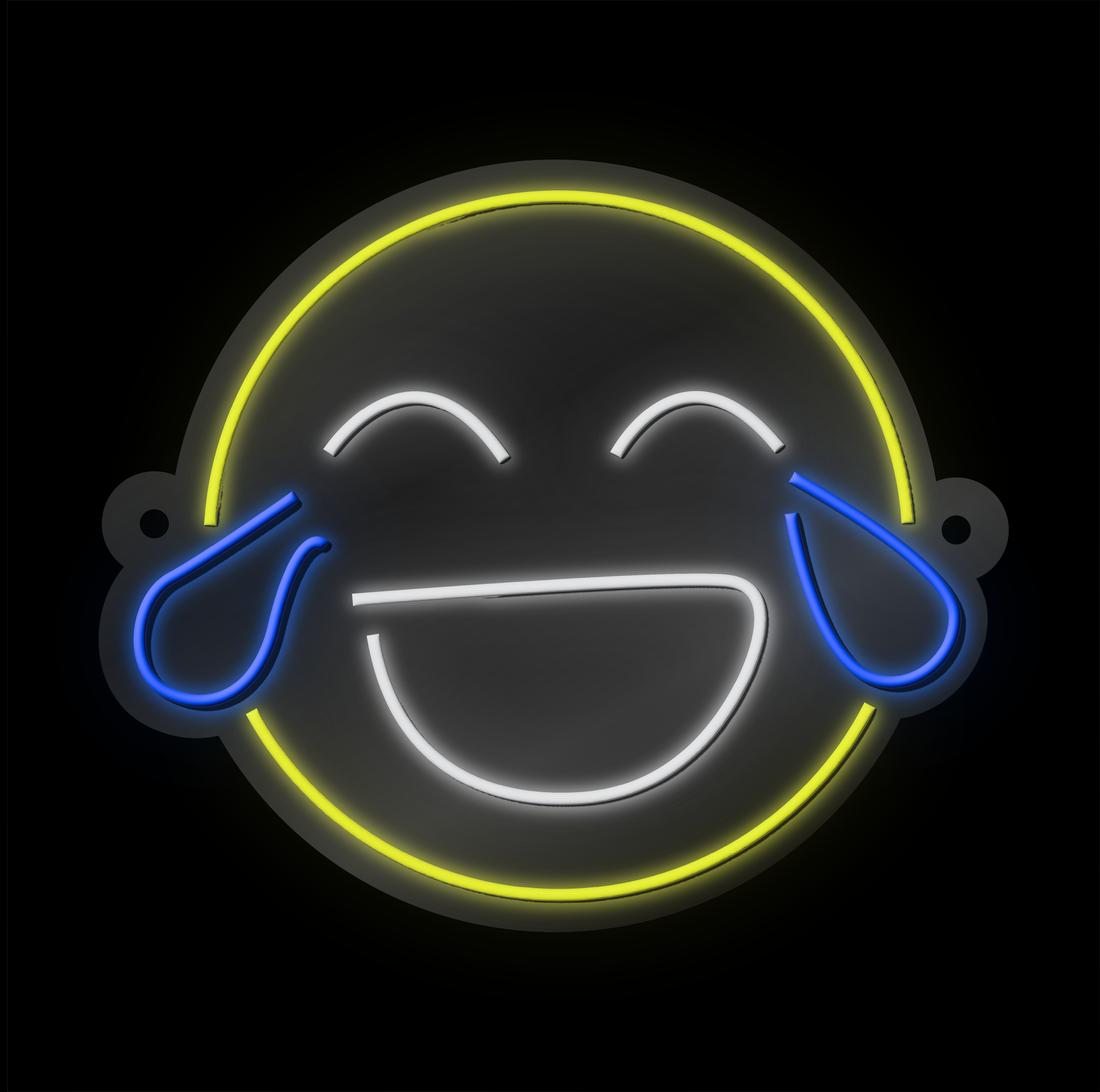 Glowing Happy Face Emoji  thumbnail 2