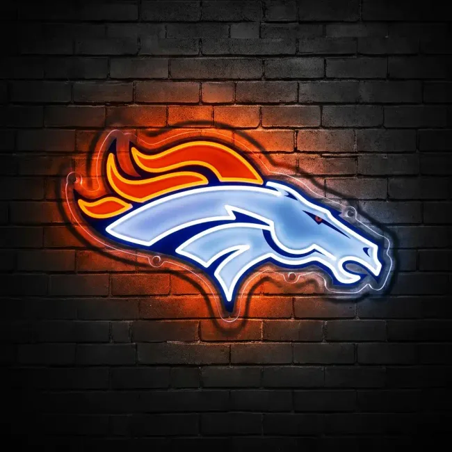 Denver Broncos Neon Sign