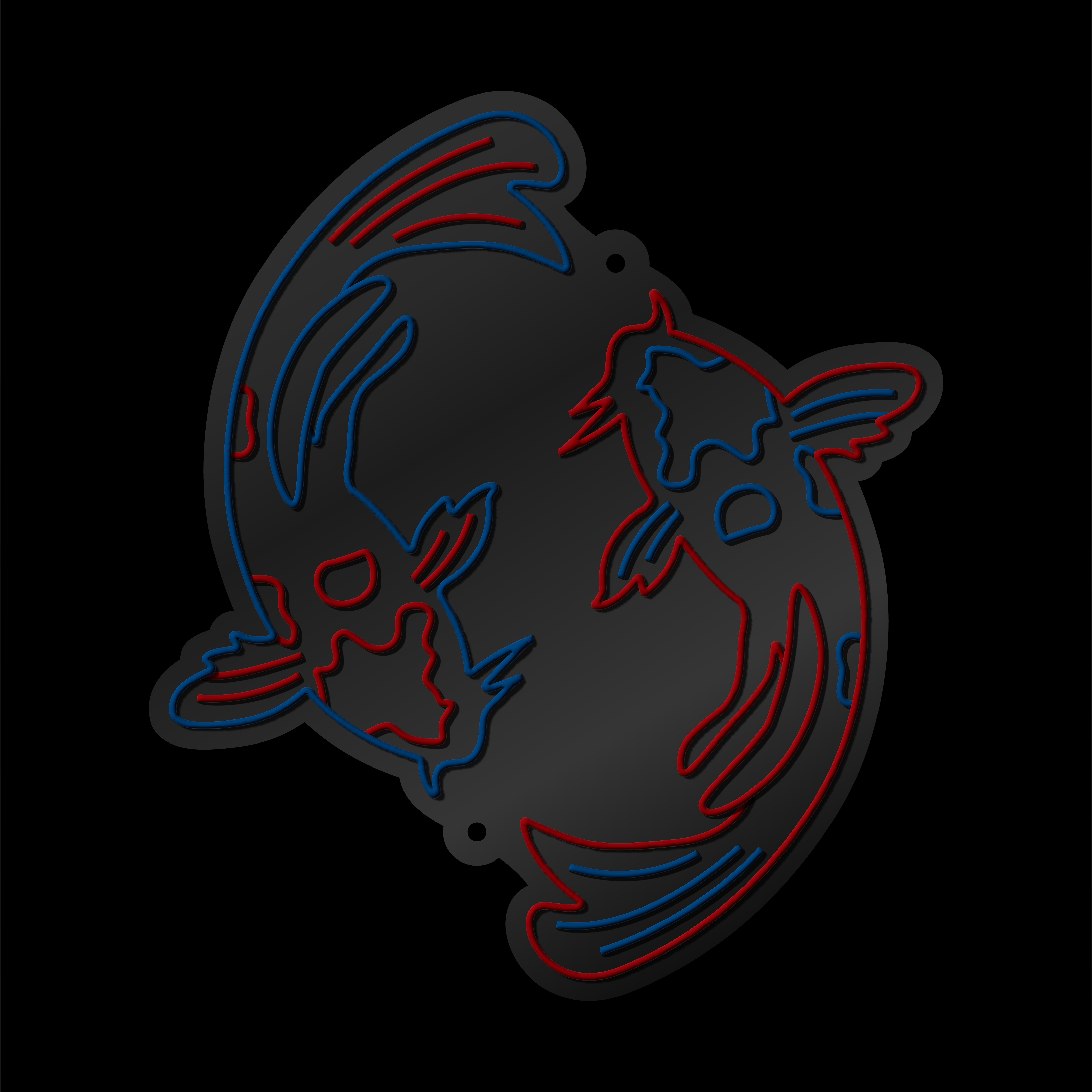 Elegant Swimming Koi